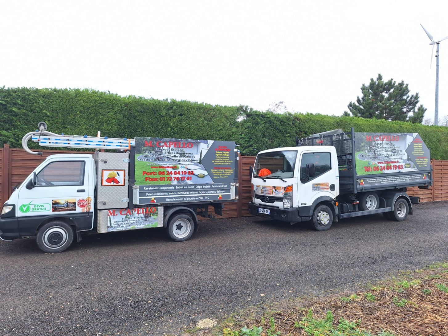 Emile CAPELLO, jardinier professionnel, 78 et 95, élagage, débroussaillage, nettoyage, pose de gazon, de clôture, tous jardins